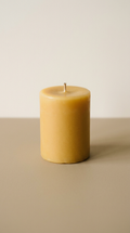 Hand-Poured Beeswax Taper Candle