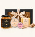 Classic five-piece gift box with Dee Valley Welsh wildflower honey, body cream, lip balm, soap and dipper