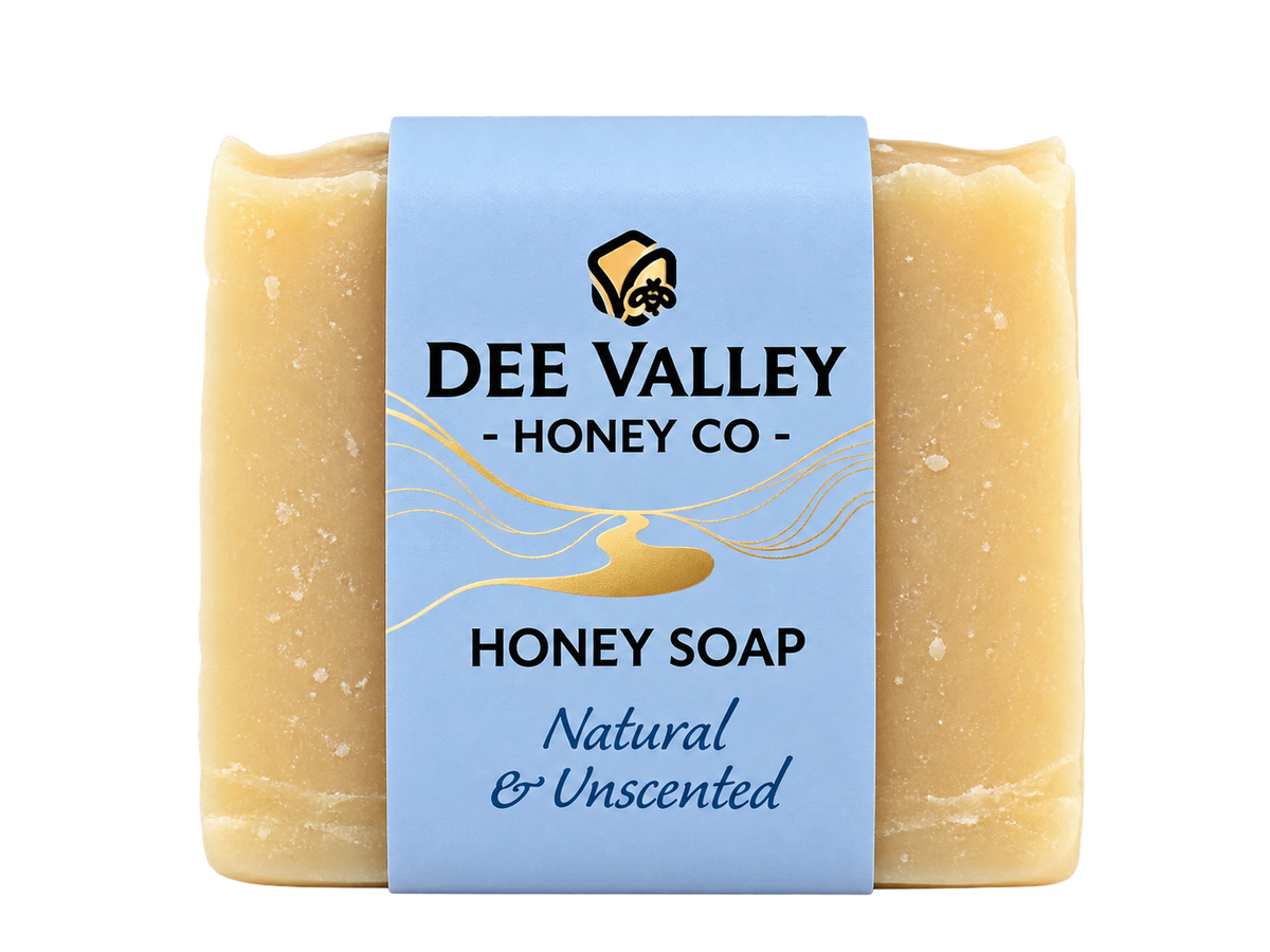 Dee Valley Honey Co Natural & Unscented honey soap 85g