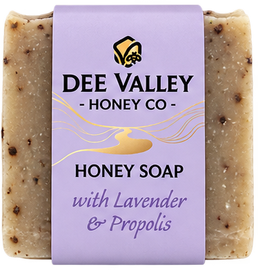 Dee Valley Honey Co Lavender & Propolis honey soap 85g