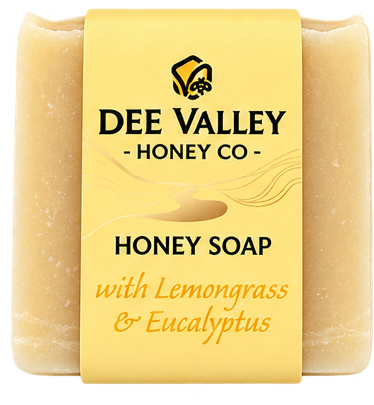 Dee Valley Honey Co Lemongrass & Eucalyptus honey soap 85g