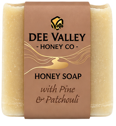 Dee Valley Honey Co Pine & Patchouli honey soap 85g