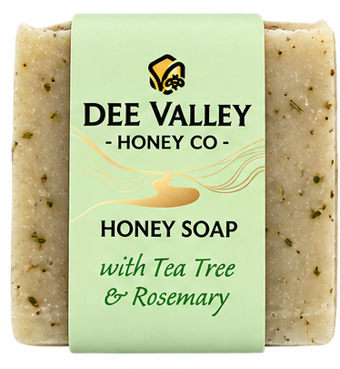 Dee Valley Honey Co Tea Tree & Rosemary honey soap 85g