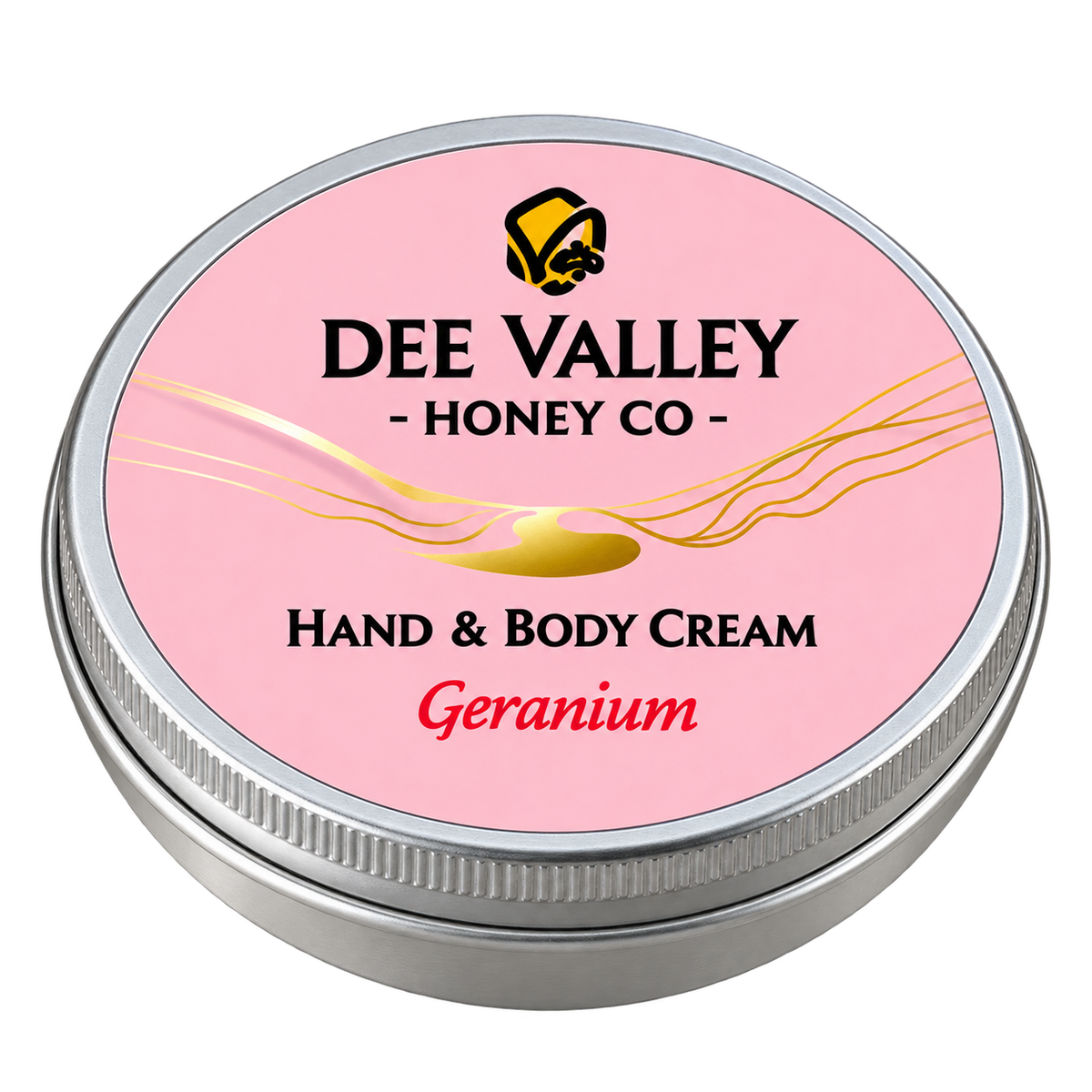 Hand & Body Cream | Geranium on a transparent background